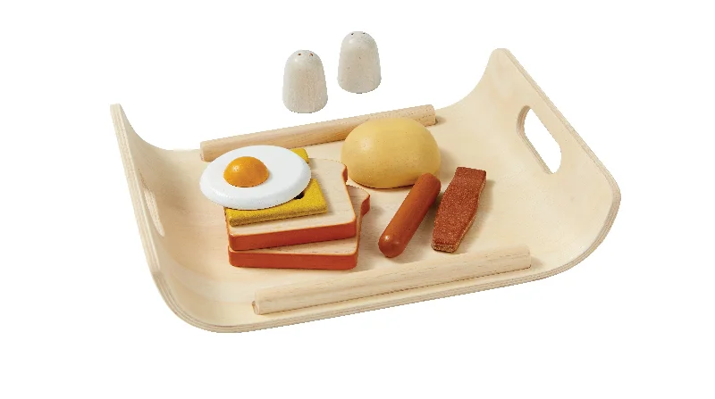 child-safe wooden toys                 Breakfast Set - Wooden