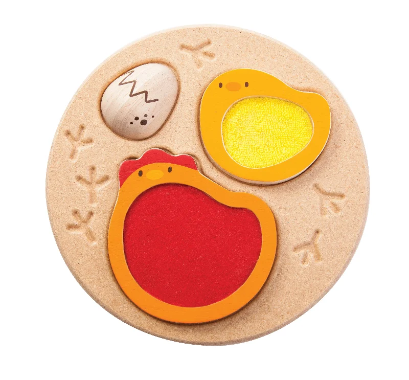 vibrant and colorful wooden toys for toddlers                   Chicken Puzzle