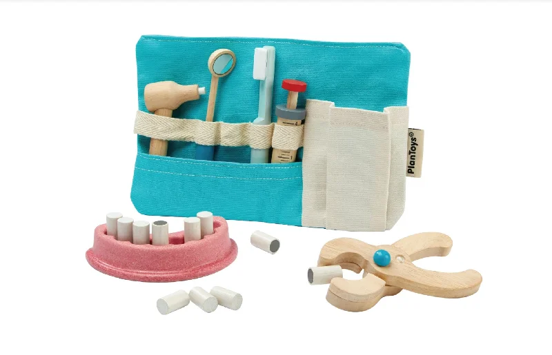 robust and durable wooden toys that are built to last                   Dentist Set