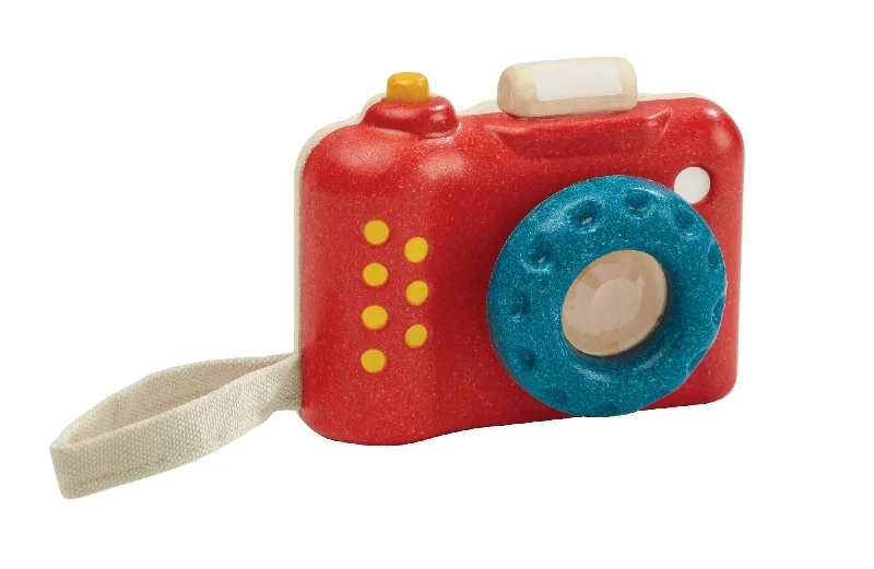 eco-conscious and sustainable wooden toys for children                   My First Camera - Wooden