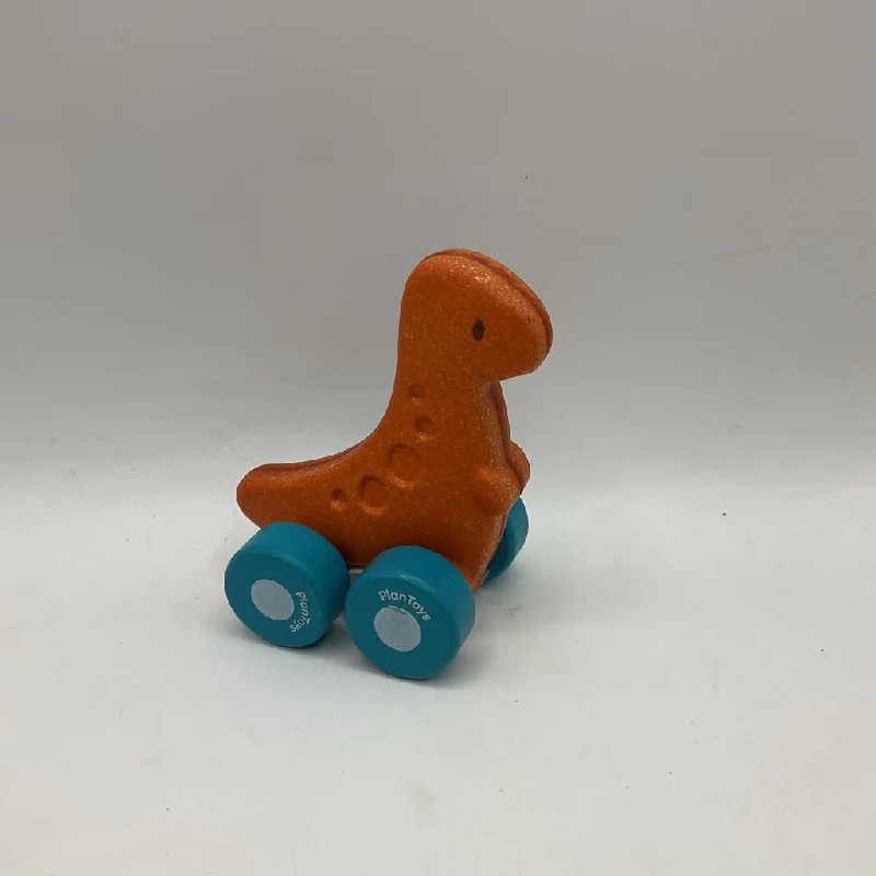 beautiful and detailed wooden toys that inspire creativity Plan Toys Orange/Blue Small Wooden Dino Vehicle beautiful and detailed wooden toys that inspire creativity Plan Toys Orange/Blue Small Wooden Dino Vehicle