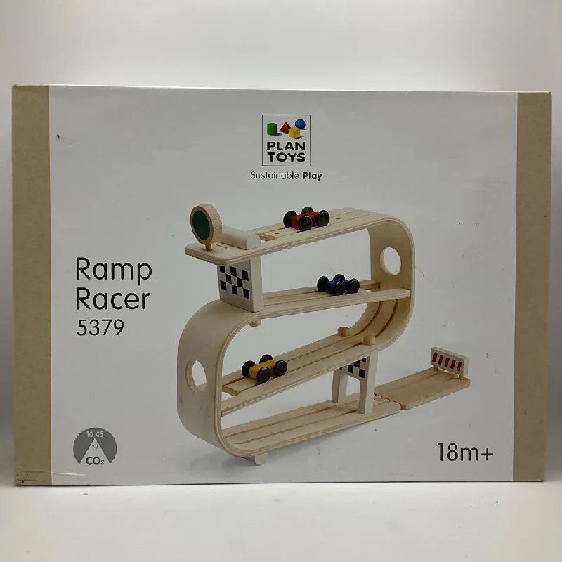 enchanting and whimsical wooden toys for children                   Plan Toys Wooden Ramp Racer