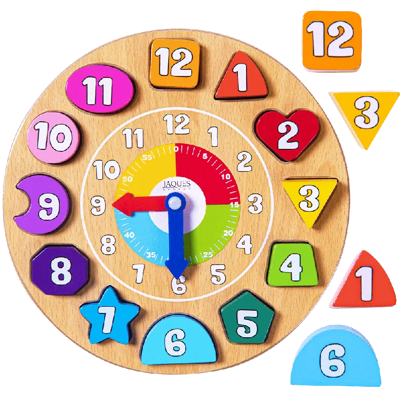 playful wooden toys                  Kids Clock - Time Telling Game