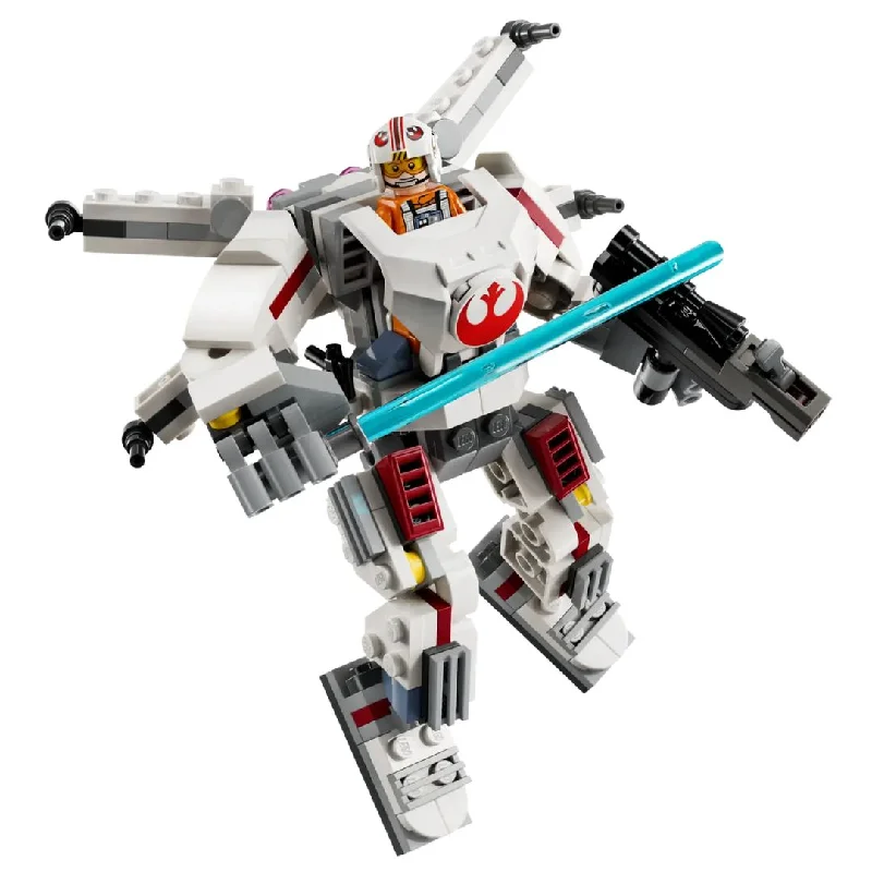 Stress-relieving LEGO buildingStar Wars Luke Skywalker X-Wing Mech by Lego