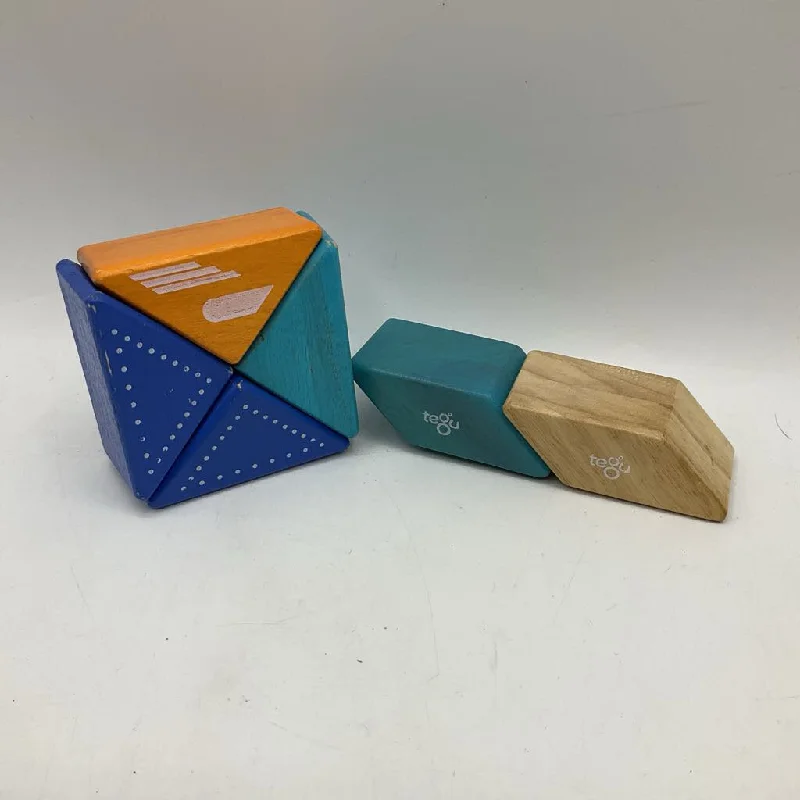 historically accurate and educational wooden toys that teach about cultures                   Tegu 6pc Wooden Magnetic Blocks