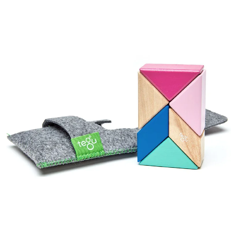 enchanted wooden toys                   Tegu Prism Pocket Pouch in Blossom