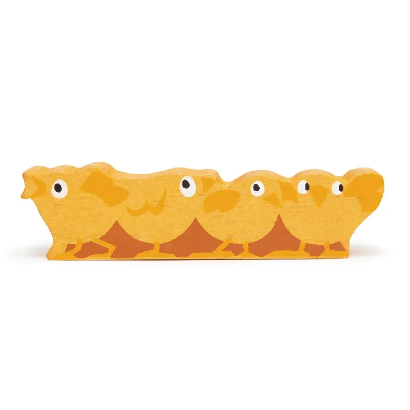 tactile wooden toys                   Wooden Farmyard Animals - Chicks