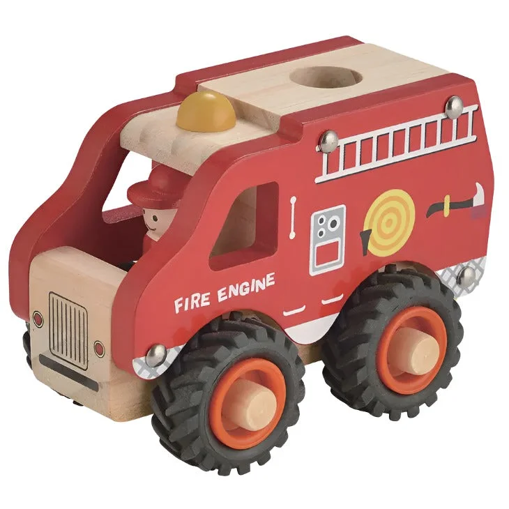 sturdy and reliable wooden toys that provide hours of fun                   Toyslink - Fire Engine