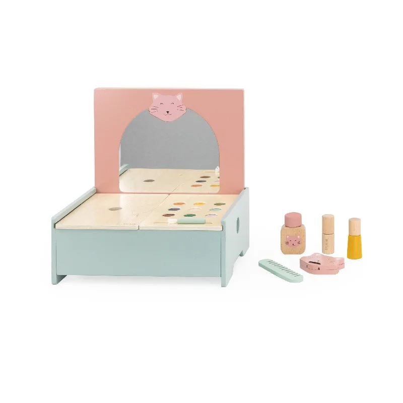 enchanting and magical wooden toys that spark the imagination                   Trixie: Wooden Make-up Table