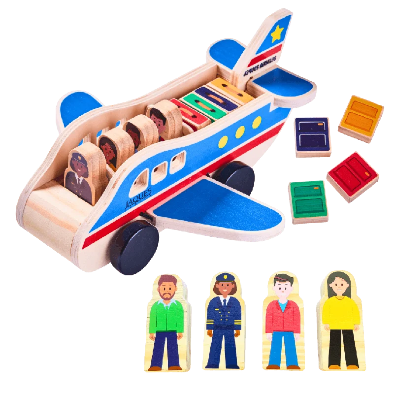 imaginative wooden toys                  Wooden Aeroplane - Toddler Toy Plane