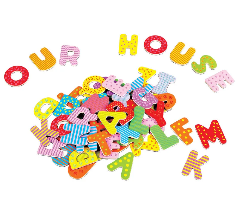 timeless classic wooden toys                   Wooden Magnetic Letters