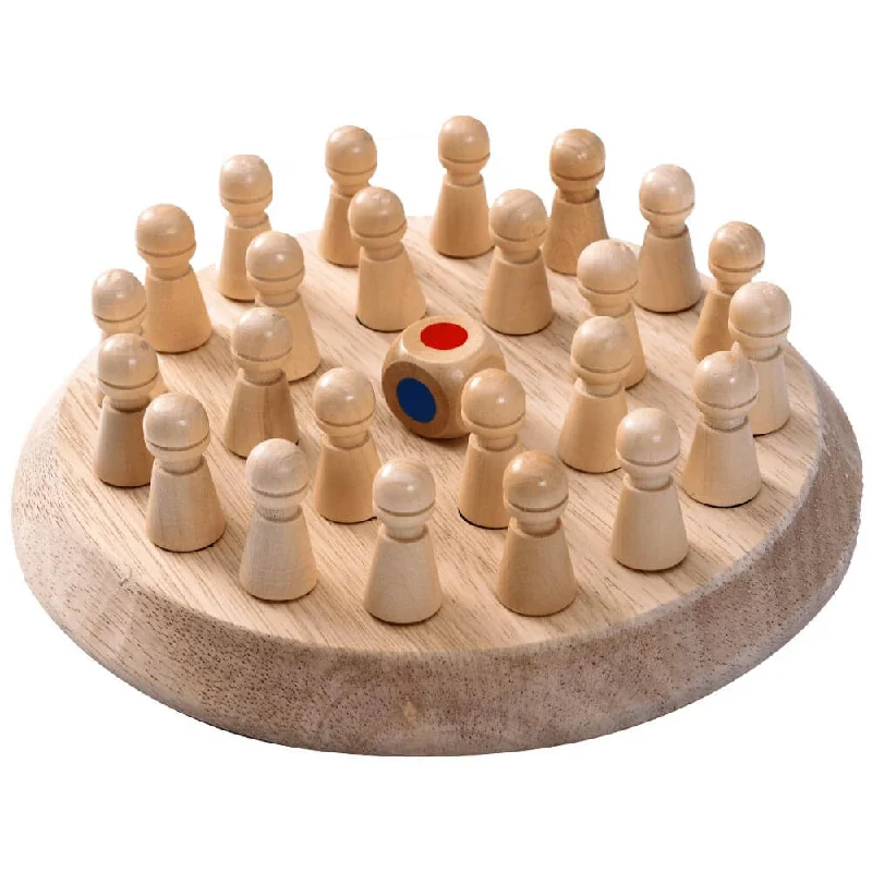 naturally finished and non-toxic wooden toys                   Wooden Memory Game