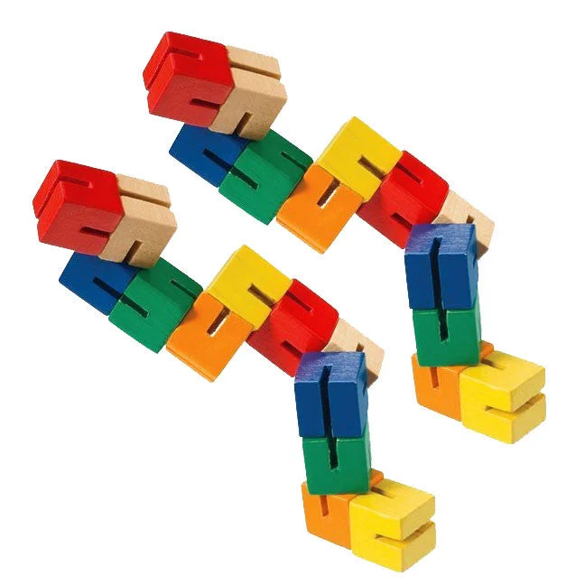 enchanting wooden toys that spark imagination                   Wooden Puzzle Fidget - SET of 2
