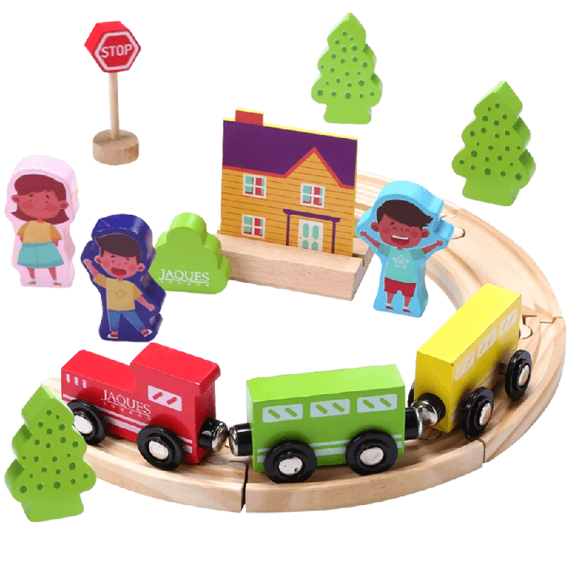 enchanted wooden toys                   Wooden Train Set - Train for Kids