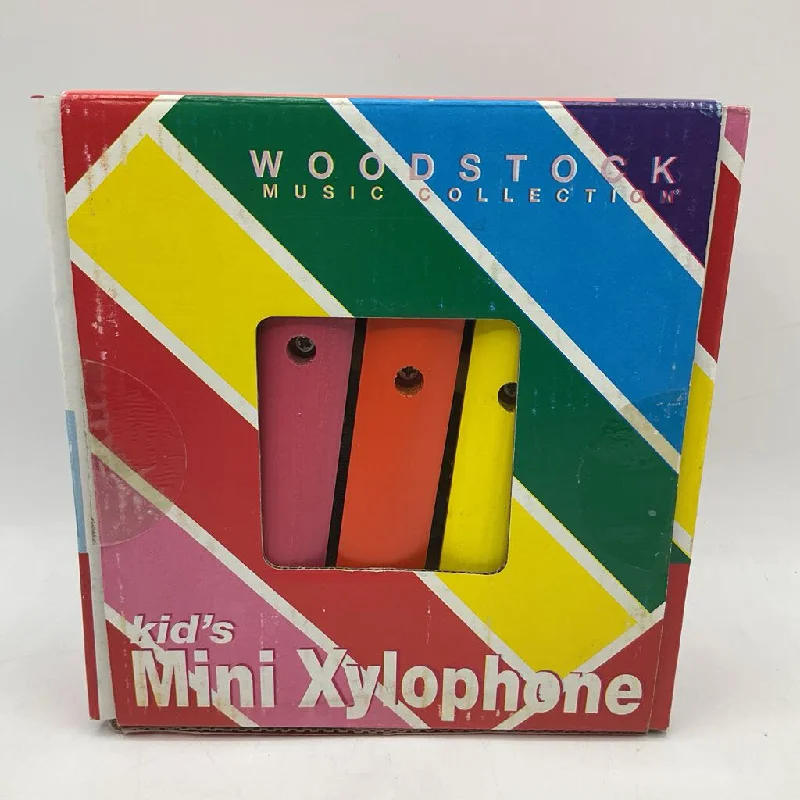 beautiful and detailed wooden toys that inspire creativity                   Woodstock Kids Rainbow Wooden Mini Xylophone