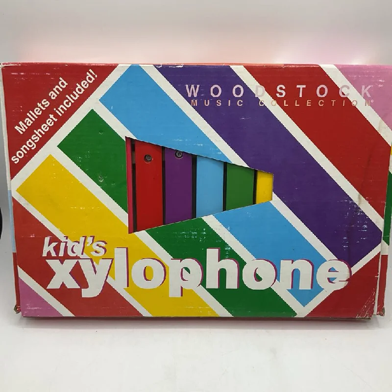 eco-friendly wooden toys made from sustainable materials                   Woodstock Kids Rainbow Wooden Xylophone