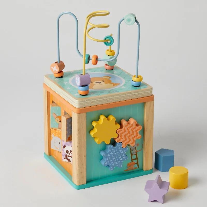 engaging wooden toys                   Studio Circus - Activity Cube