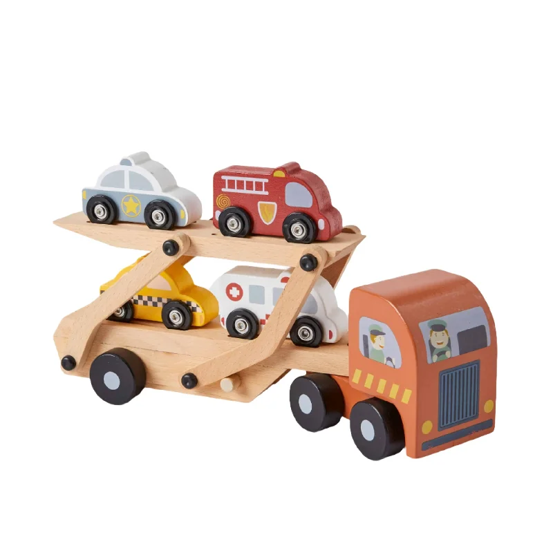 engaging wooden toys                   Zookabee - Car Carrier