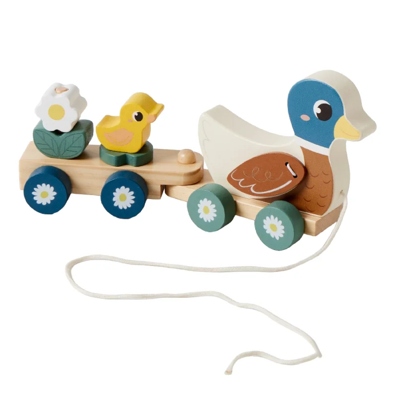 skillfully crafted wooden toys                   Zookabee - Duck Train Set
