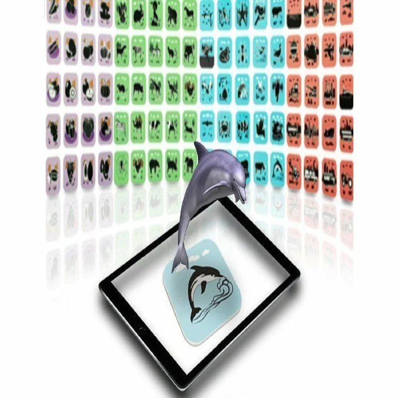 Time-consuming puzzles Aquarius Augmented Reality Cards, Perfect Toy To Educate With 108 Cards With Storage Bag