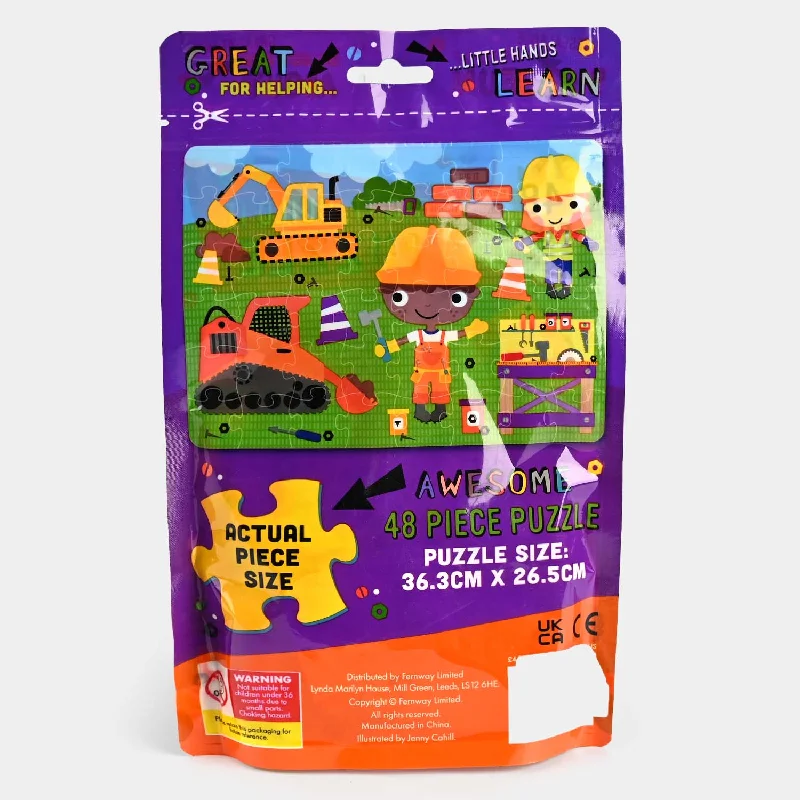 Fun gamesAwesome Dig It , Build It Puzzle 48 Pcs Pack