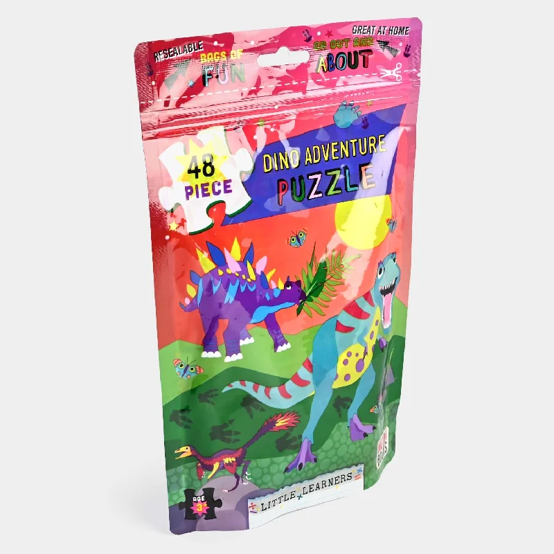 Challenging puzzles Awesome Dino Adventure Puzzle |48PCs