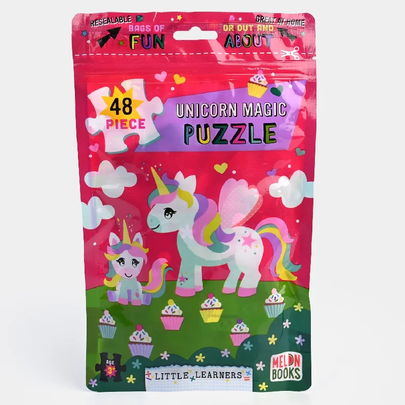 Exciting gamesAwesome Unicorn Magic Puzzle 48 Pcs Pack