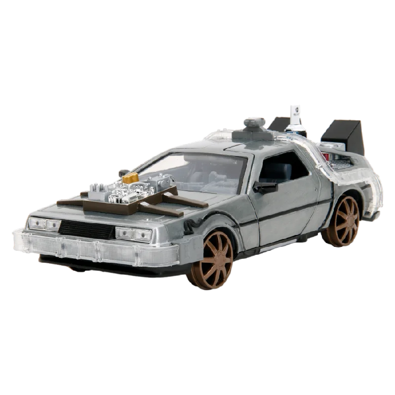 Playful toys Back to the Future 3 - Delorean 1:24 Diecast Vehicle (with Lights)