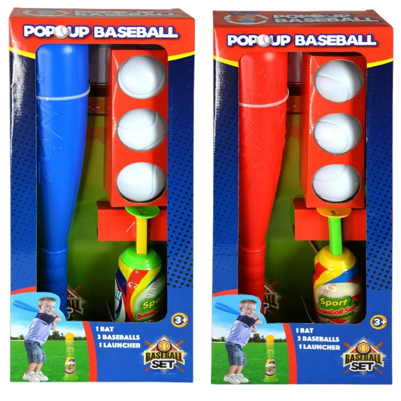 Social games Pop Up Baseball Set With 3 Balls Sport Tech