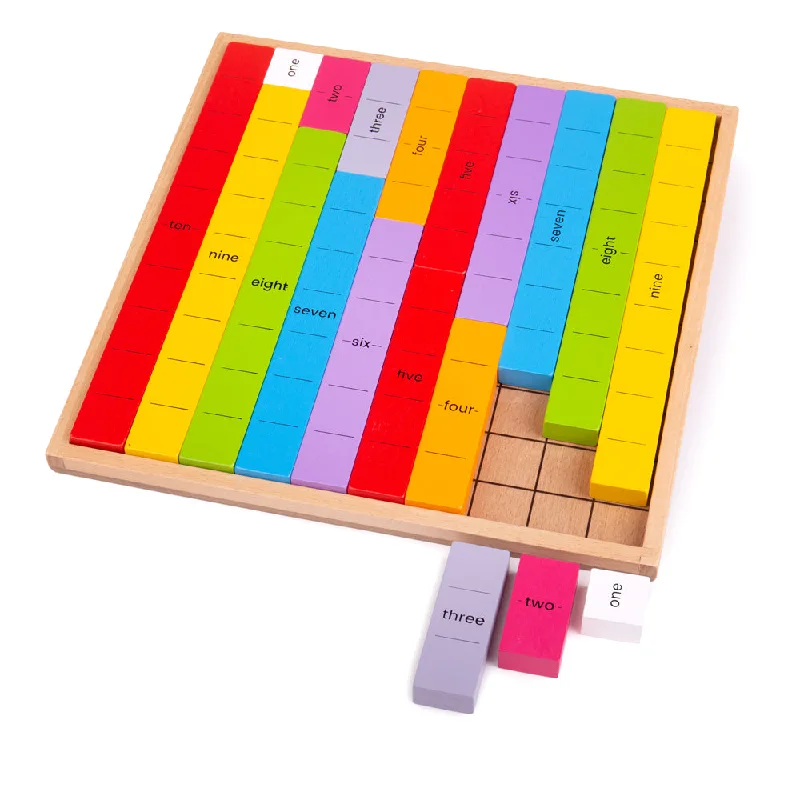 Fun gamesBigjigs Toys Colourful Wooden Number Bonds Game - 19 Play Pieces