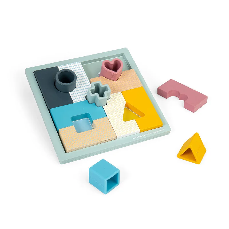Time-consuming puzzles Bigjigs Toys Mosaic Puzzle & Shape Sorter