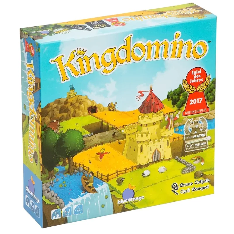 Age-appropriate puzzles Kingdomino Game