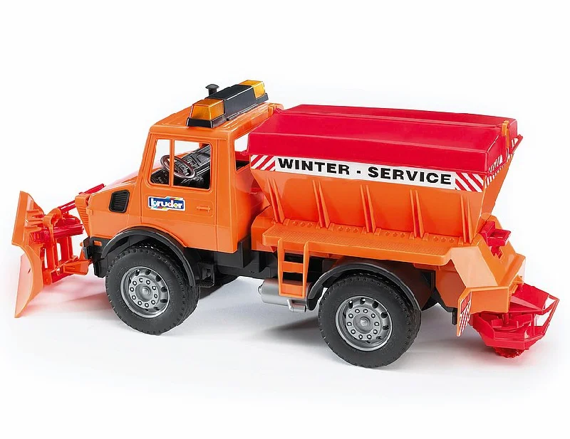High-quality toy cars bruder MB-Unimog Winterdienst mit Schneepflug