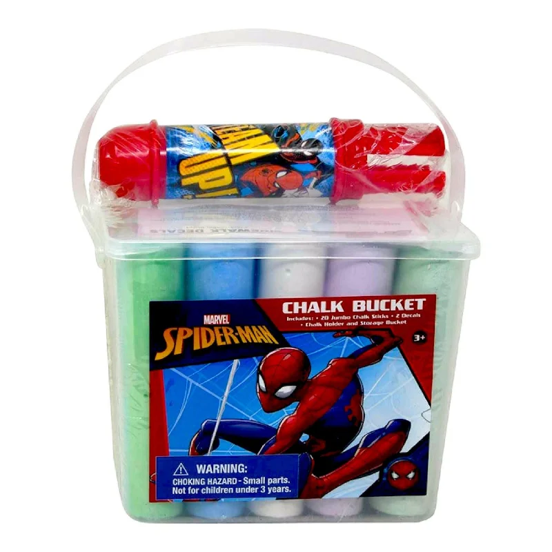 Entertaining games Chalk in Tub Spiderman 20pc