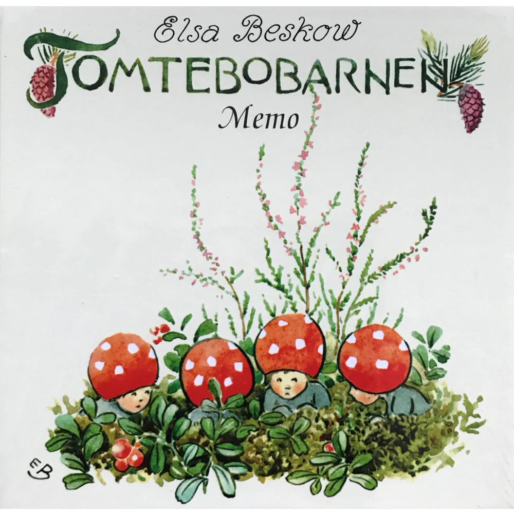 Interactive games Elsa Beskow Children of the Forest "Tomtebobarnen" Memory Game