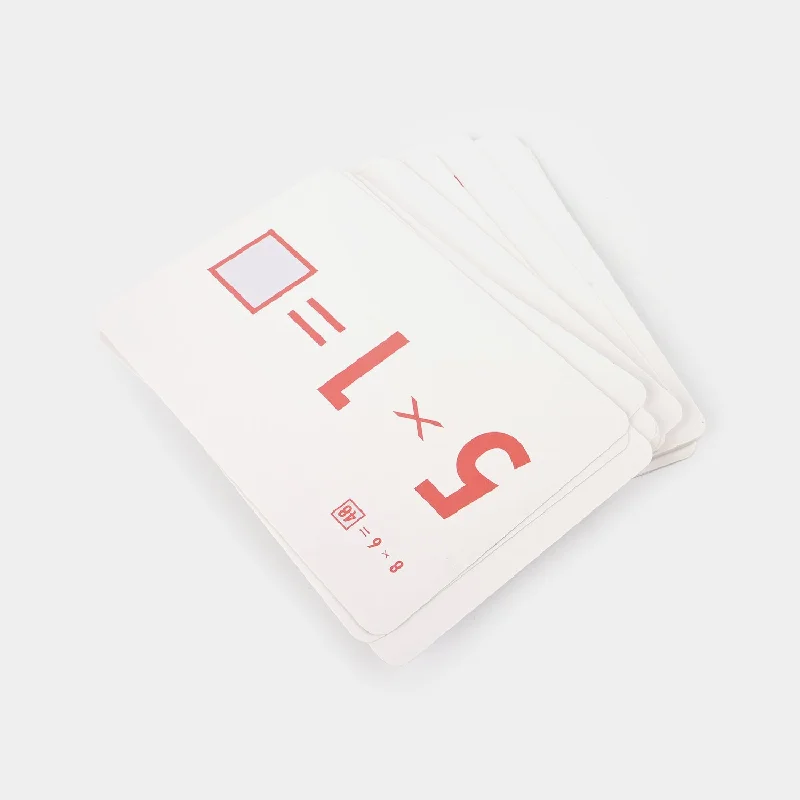 Entertaining games Children's Learning Multiplication Flash Card 36Pcs