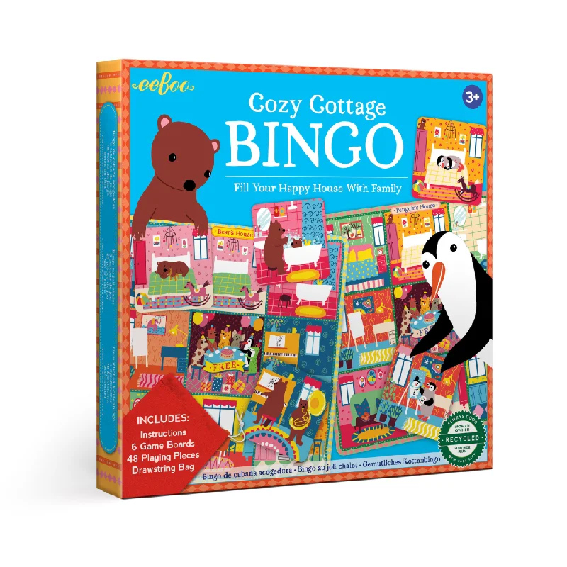 Age-appropriate puzzles Cozy Cottage Bingo