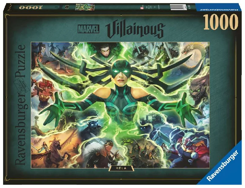 Educational games Disney Villainous Hela 1000 Piece Puzzle