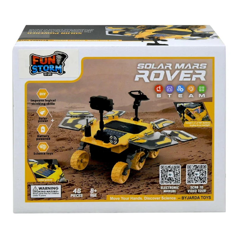 Time-consuming puzzles DIY Solar Power Rover/Robot Set with 46pcs Fun Storm