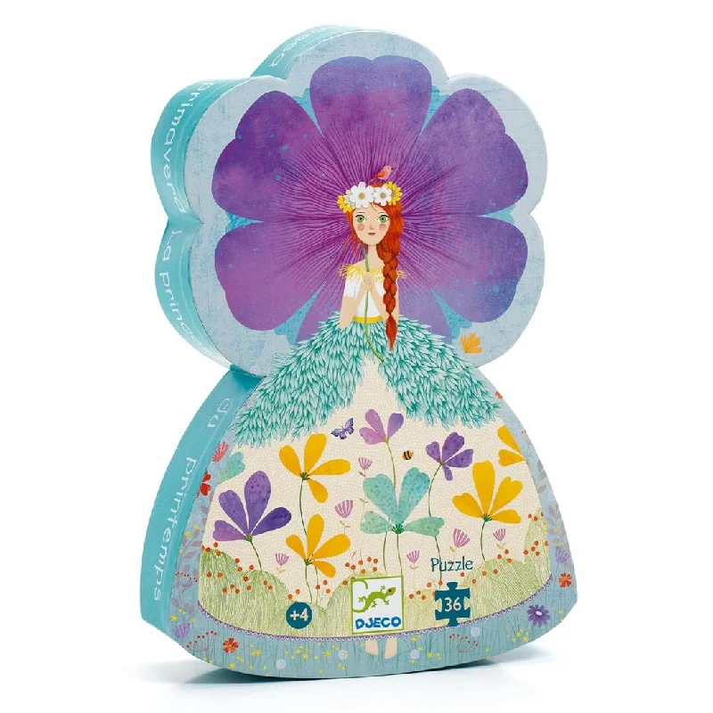 Exciting gamesSilhouette Princess of Spring Jigsaw Puzzle