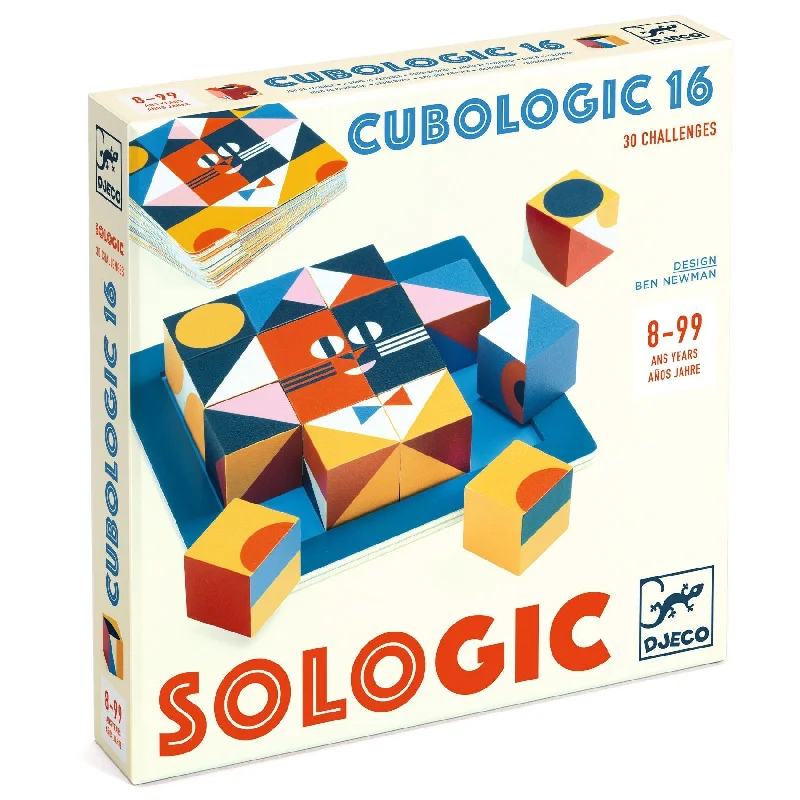 Challenging puzzles Djeco: Sologic Game - Cubologic 16