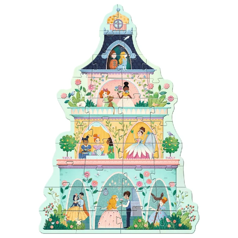 Challenging puzzles The Princess Tower 36 Piece Giant Floor Jigsaw Puzzle