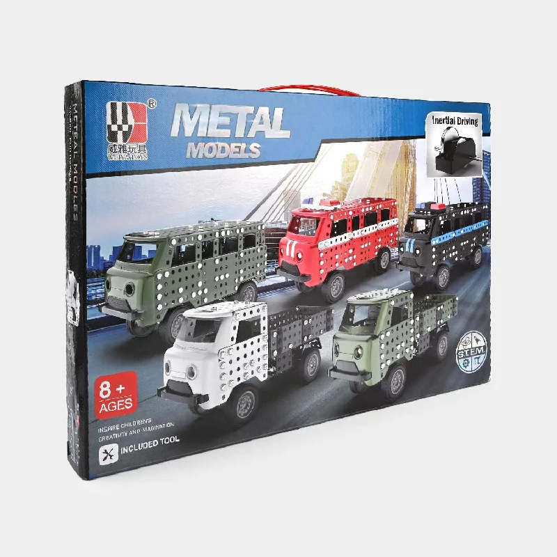 Time-consuming puzzles Educational Metal Assembly Model Truck | 389Pcs