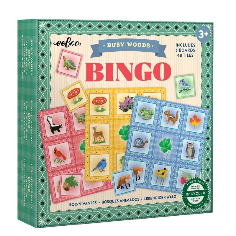 Strategic puzzles Busy Woods Bingo