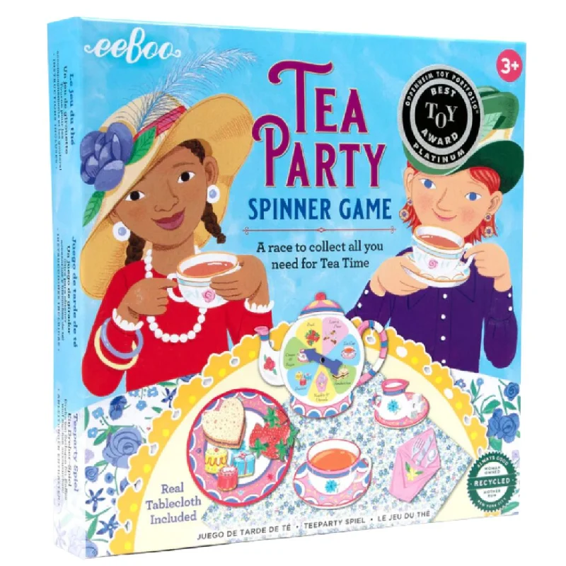 Strategic puzzles Tea Party Spinner Game