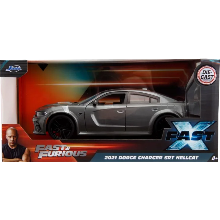 High-quality materials toys Fast & Furious 10 - 2021 Dodge Charger SRT Hellcat 1:24 Scale