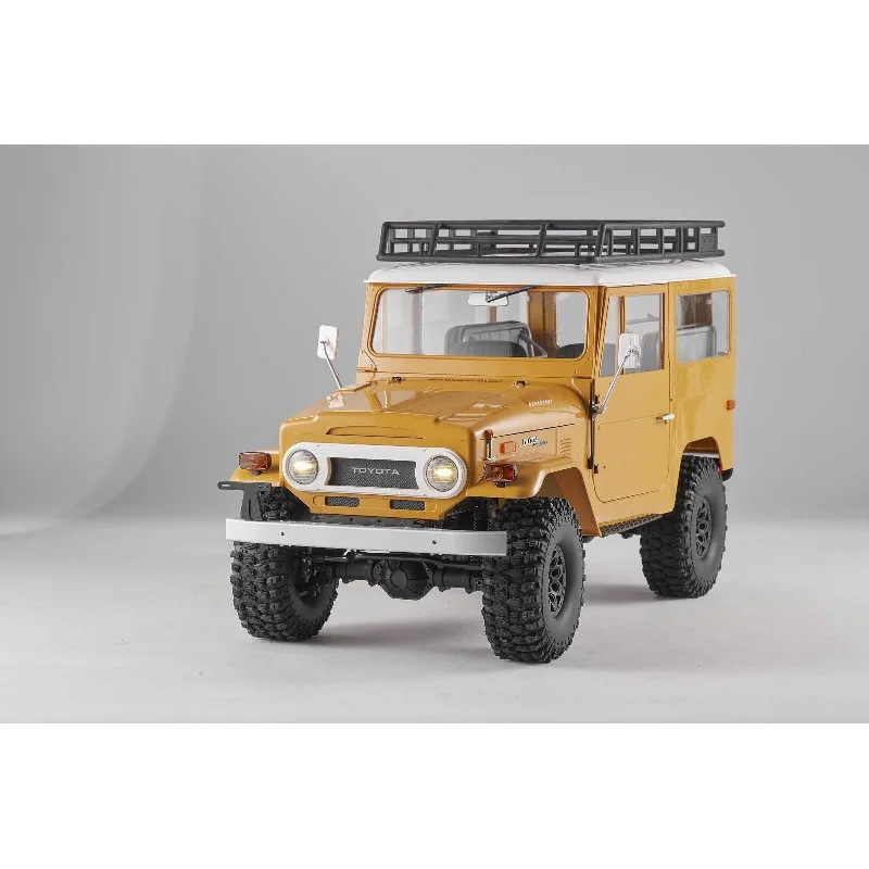 High-quality toy cars FMS 1/10 Toyota Land Cruiser FJ40 RS Yellow
