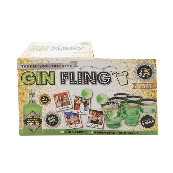 Intricate puzzles Gin Fling Drinking Party Game