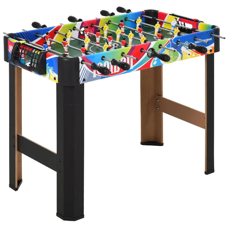 Entertaining games HOMCOM 2.8ft Foosball Table Competition Sized For Indoor