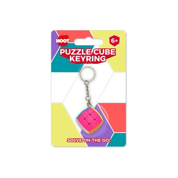 Innovative gamesHoot Puzzle Cube Keyring